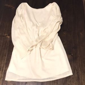 Judith March gold low back dress size large